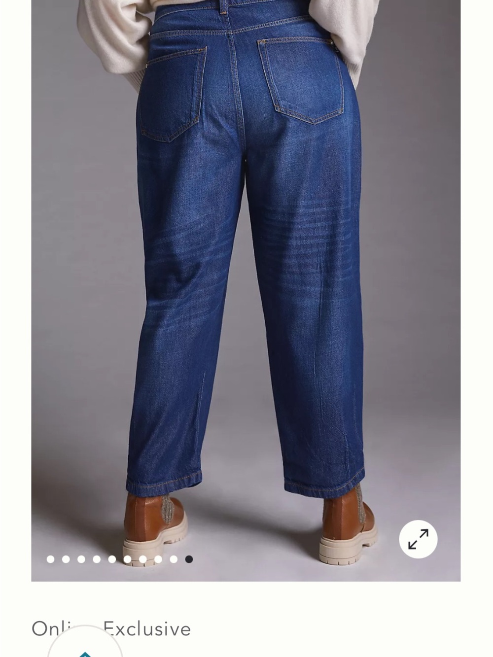 Nwot Pilcro The Breaker
Relaxed Jeans dark wash barrel fall denim casual $200 - Picture 7 of 16
